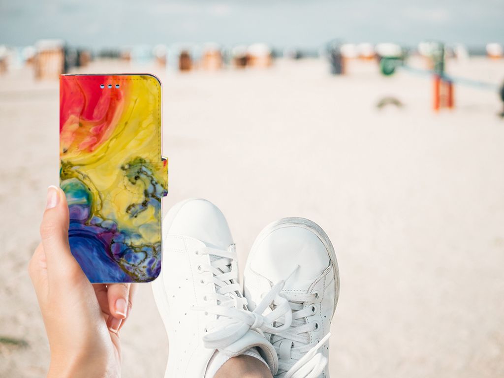 Hoesje Samsung Galaxy S9 Watercolor Dark