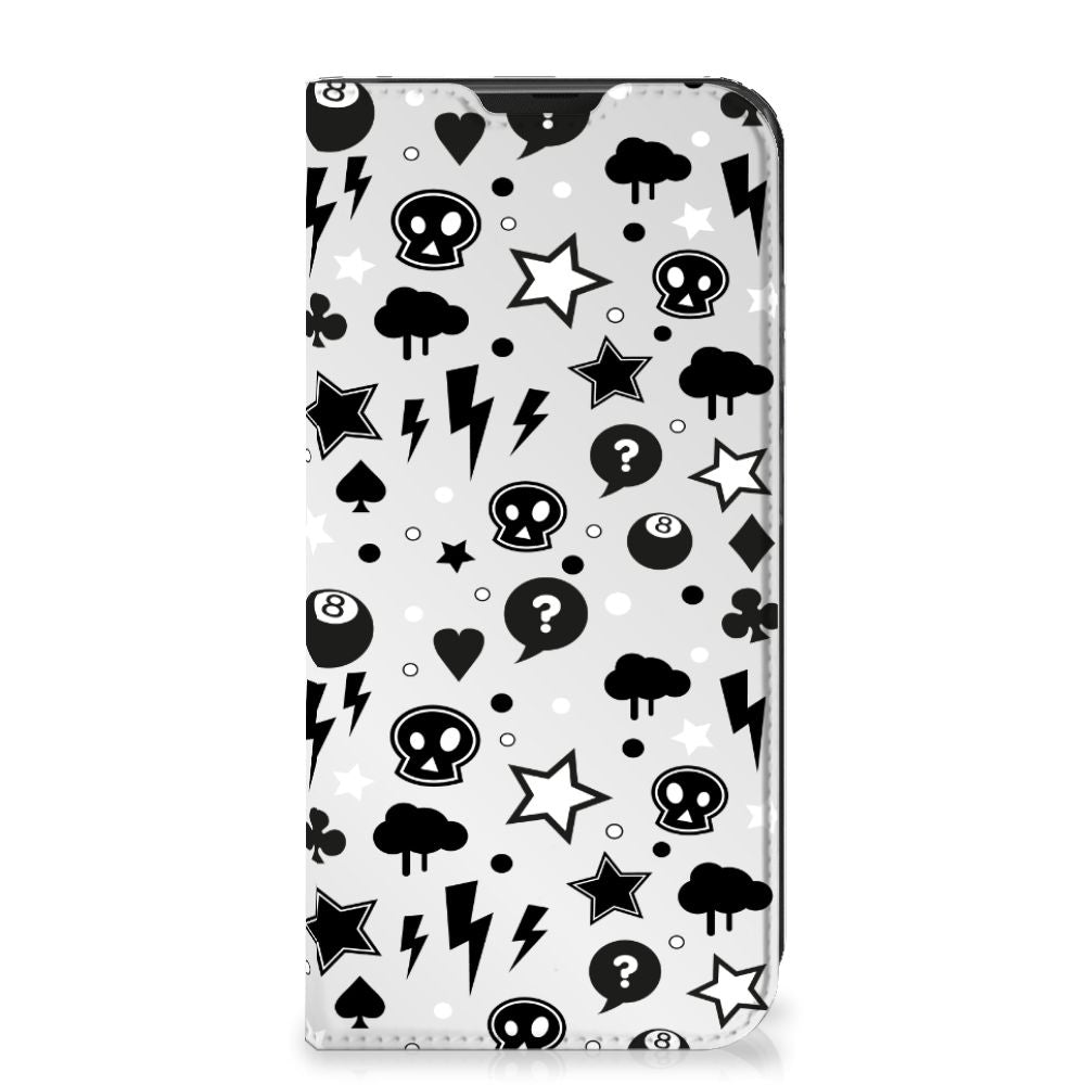 Mobiel BookCase Samsung Galaxy Xcover 6 Pro Silver Punk - B2C Telecom