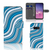 Samsung Galaxy S10e Telefoon Hoesje Waves Blue