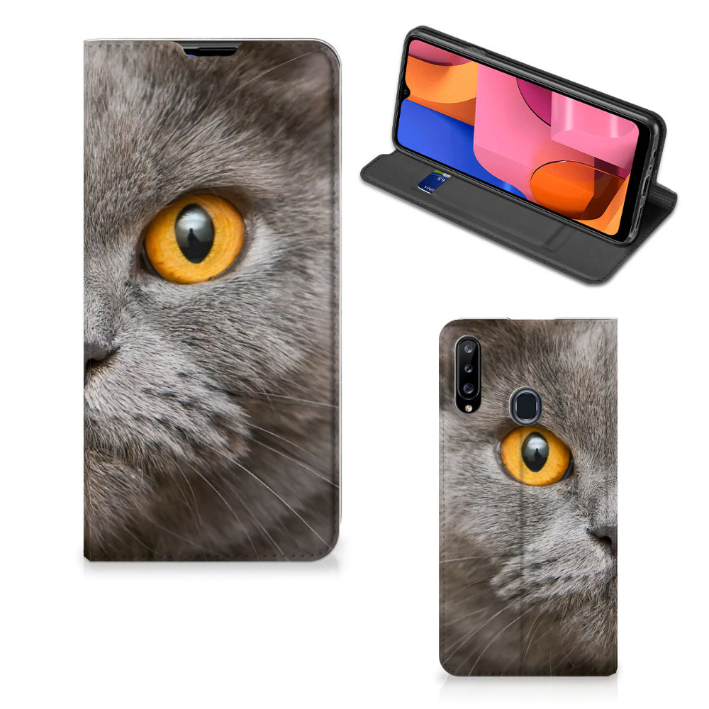 Hoesje maken Samsung Galaxy A20s Britse Korthaar