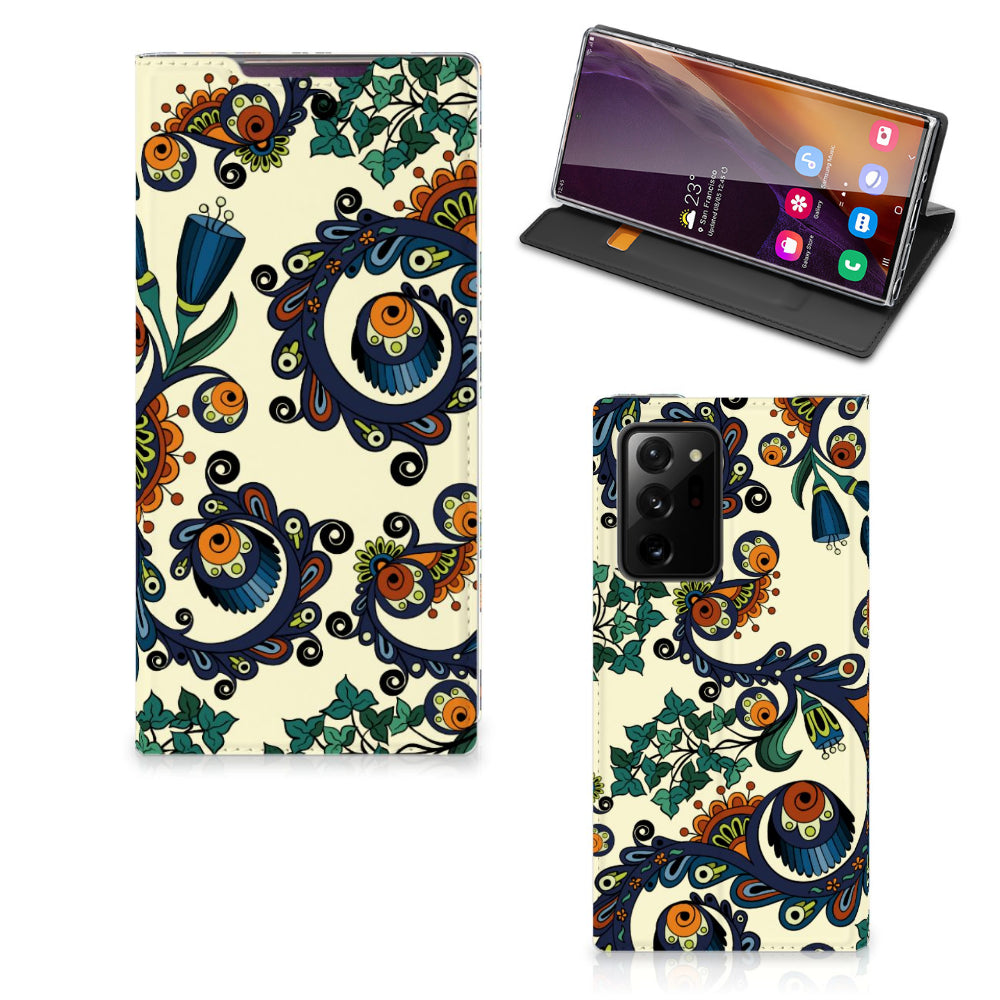 Telefoon Hoesje Samsung Galaxy Note 20 Ultra Barok Flower