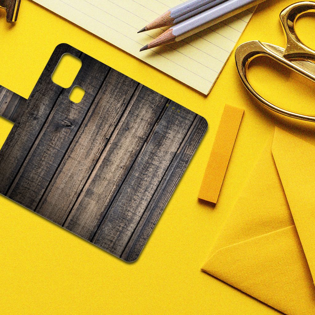 Samsung Galaxy M31 Book Style Case Steigerhout