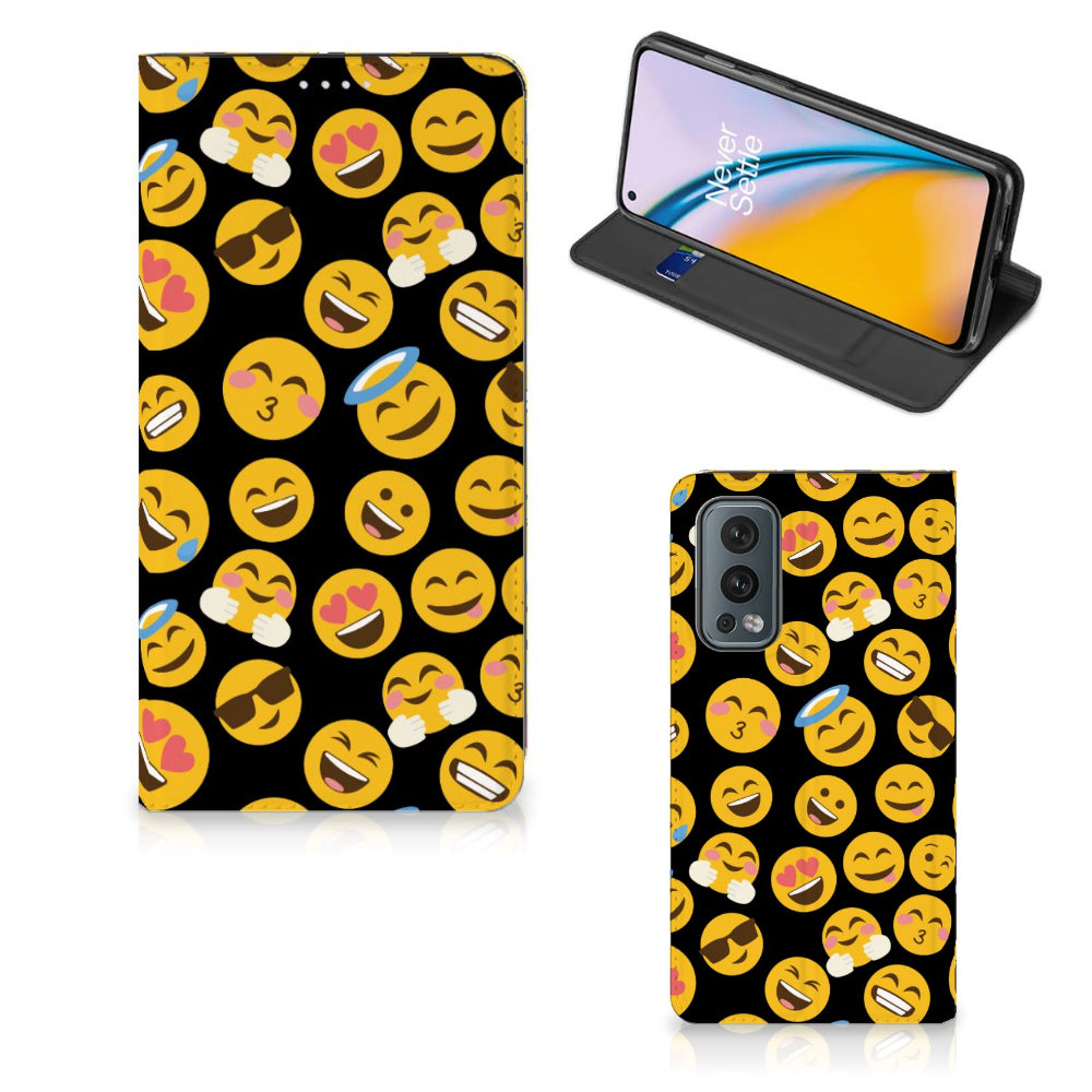 OnePlus Nord 2 5G Hoesje met Magneet Emoji