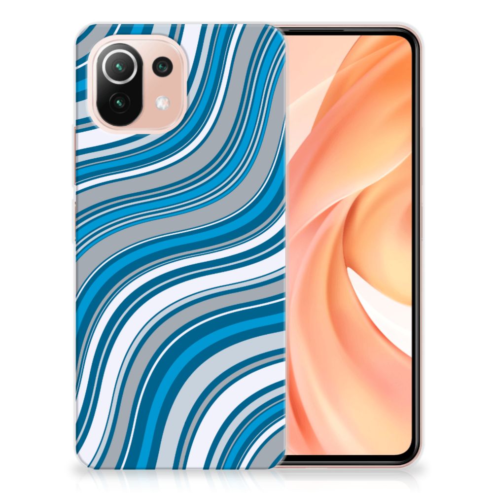 Xiaomi Mi 11 Lite | 11 Lite 5G NE TPU bumper Waves Blue B2C Telecom