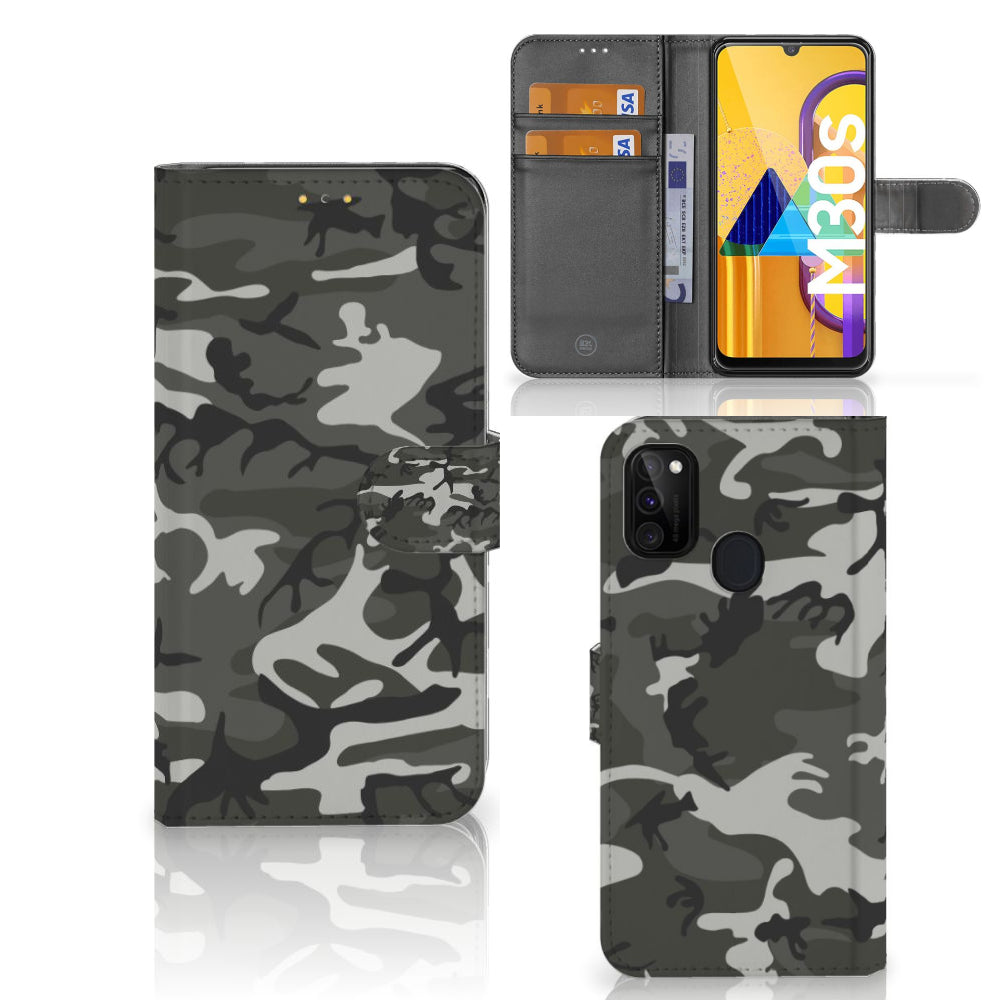 Samsung Galaxy M21 | M30s Telefoon Hoesje Army Light