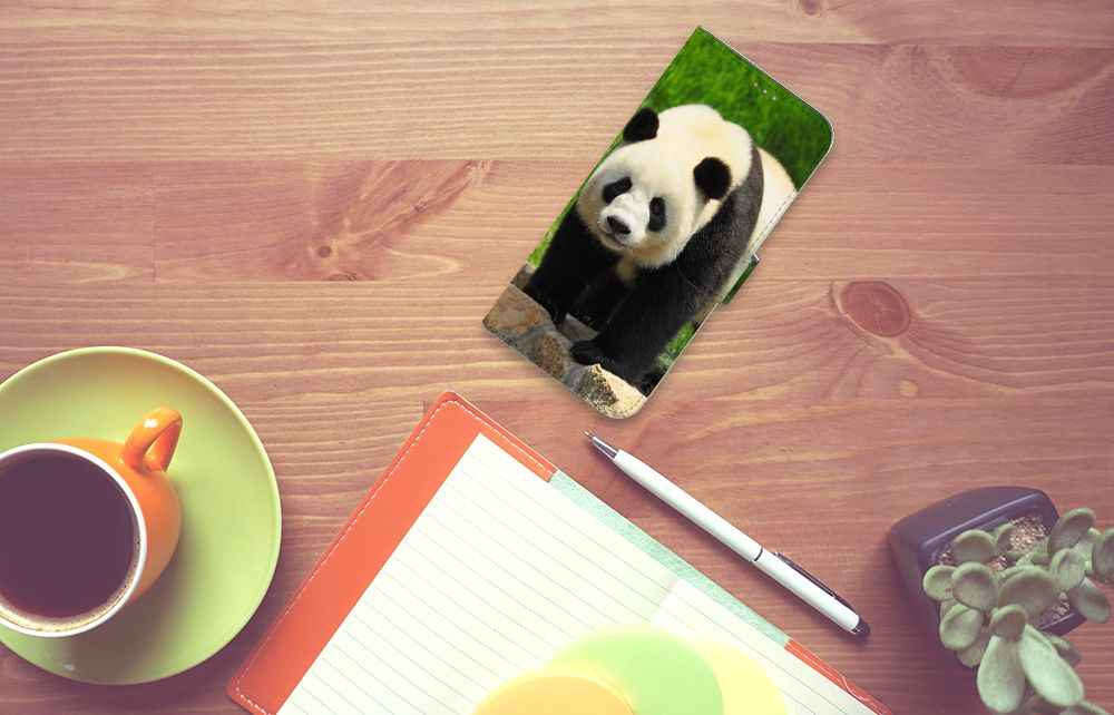 Motorola Moto G60s Telefoonhoesje met Pasjes Panda