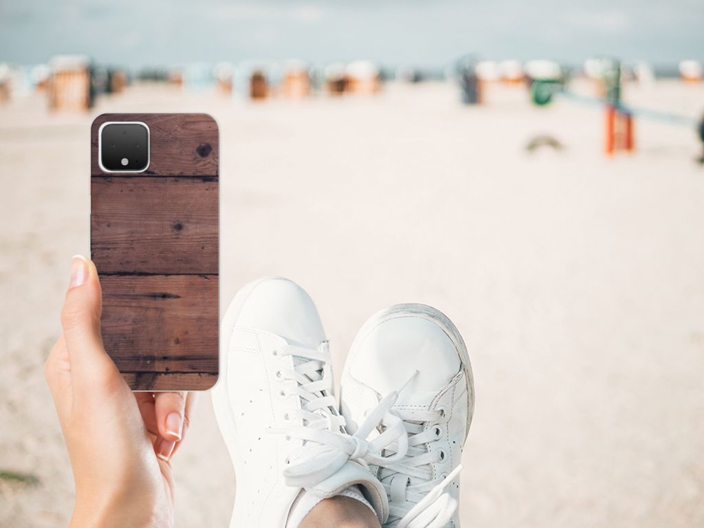 Google Pixel 4 Bumper Hoesje Old Wood B2C Telecom