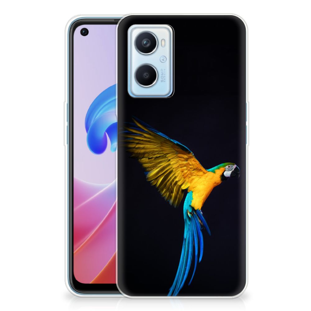 OPPO A96 | OPPO A76 TPU Hoesje Papegaai B2C Telecom