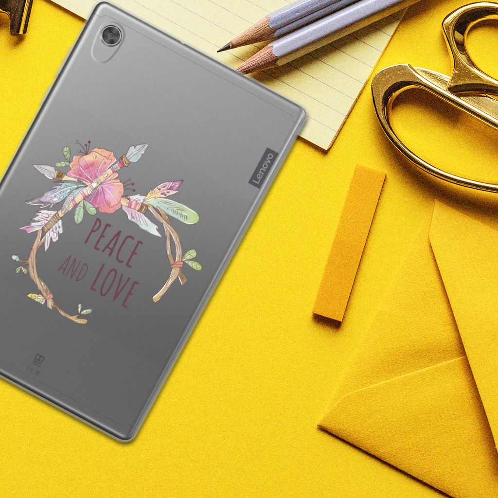 Lenovo Tab M10 HD (2de generatie) Tablet Back Cover Boho Text - B2C Telecom