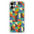 iPhone 16 Plus Doorzichtige Silicone Hoesje Funky Retro