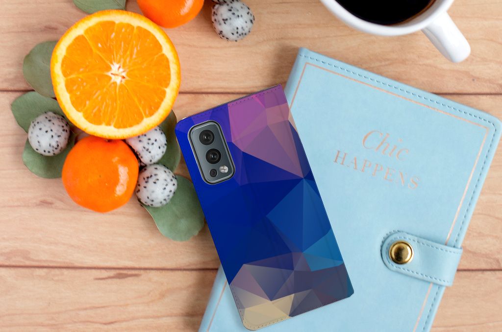 OnePlus Nord 2 5G Stand Case Polygon Dark - B2C Telecom