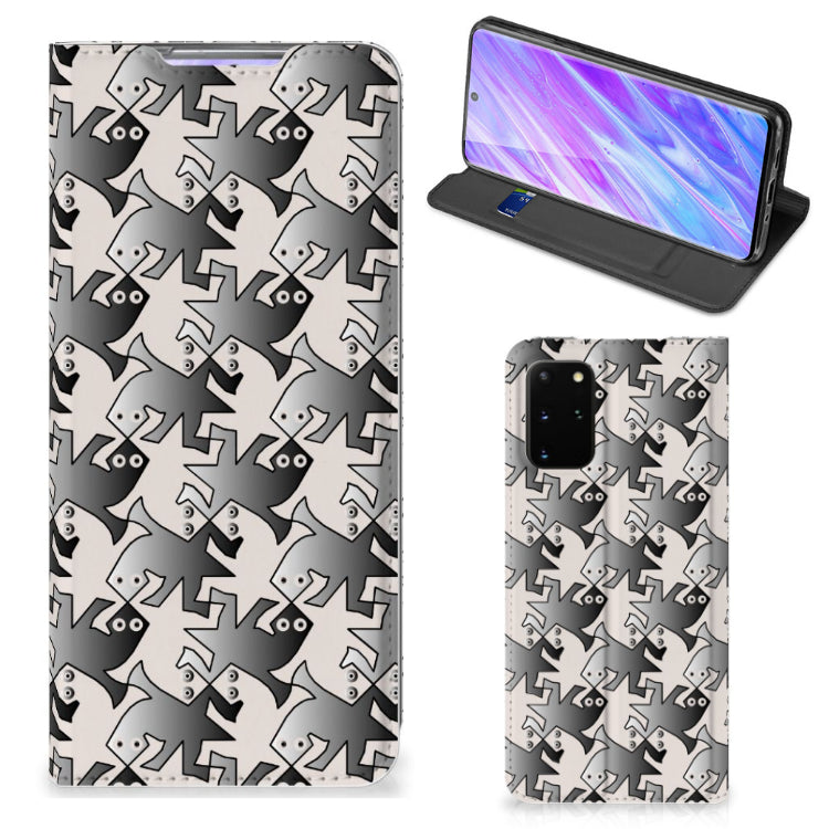Samsung Galaxy S20 Plus Hoesje maken Salamander Grey