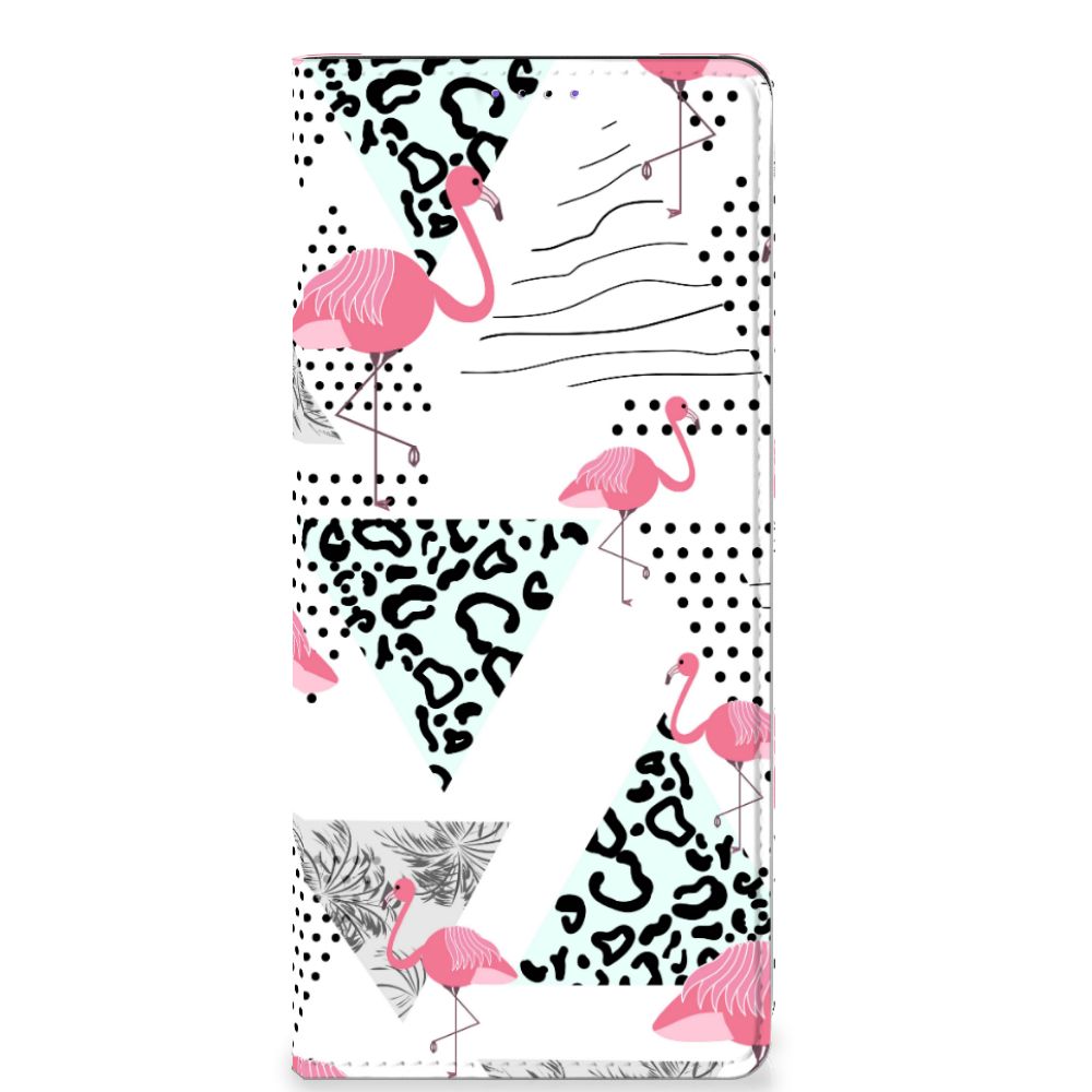 Samsung Galaxy A22 5G Hoesje maken Flamingo Triangle