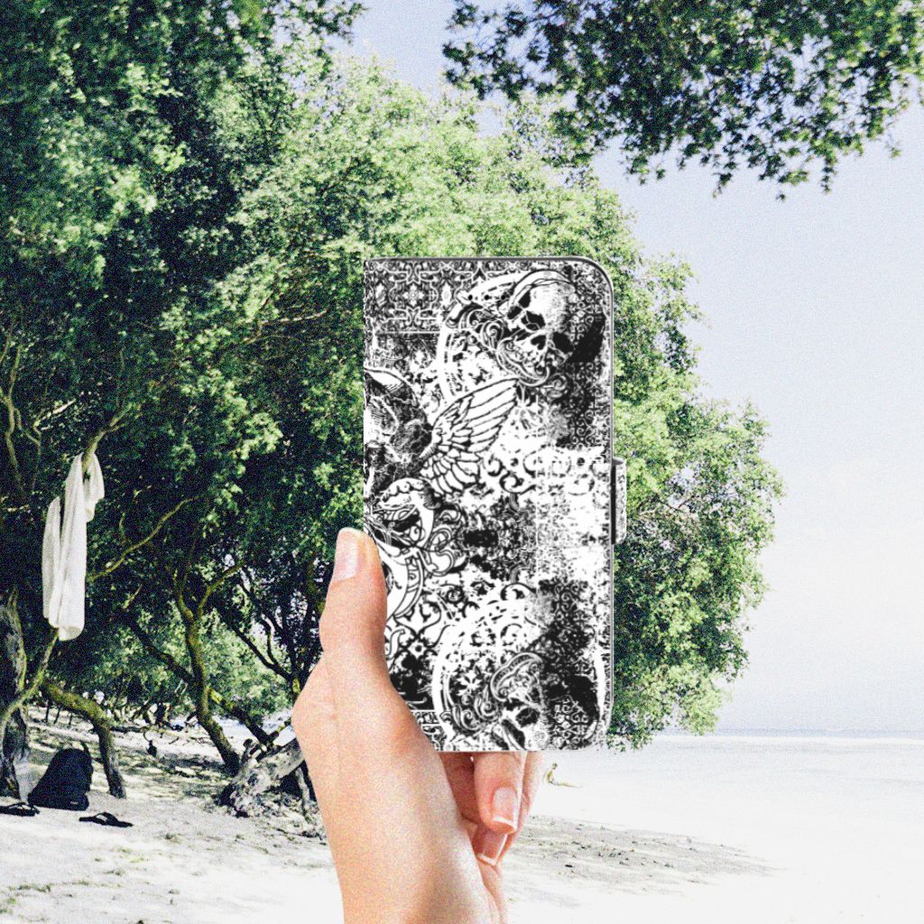 Telefoonhoesje met Naam Apple iPhone 7 Plus | 8 Plus Skulls Angel
