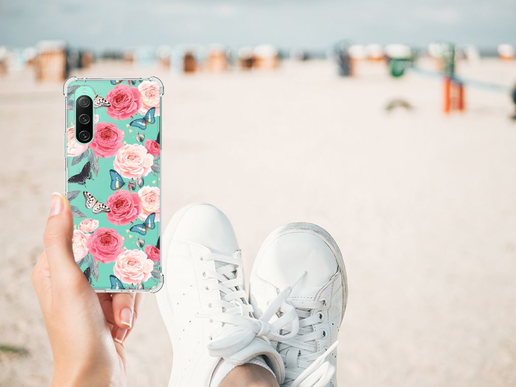 Sony Xperia 10 V Case Butterfly Roses B2C Telecom