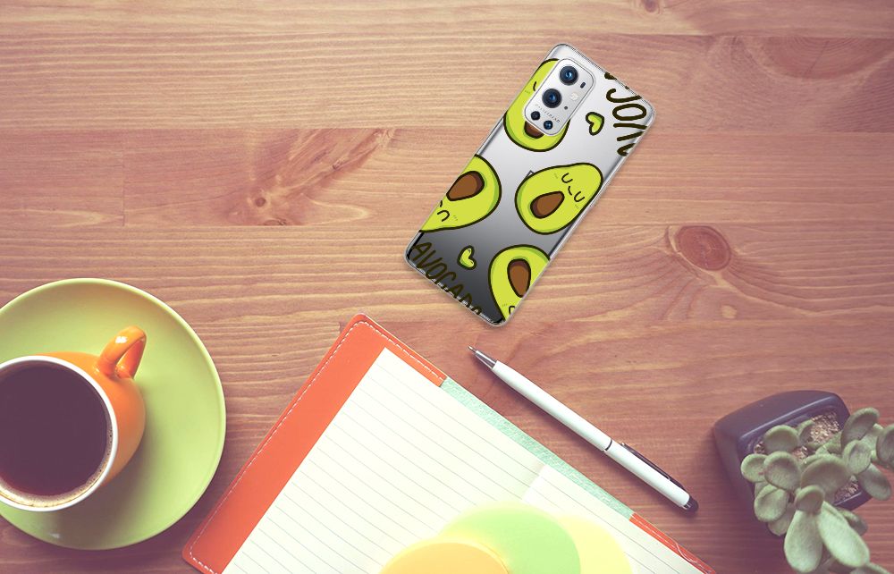 OnePlus 9 Pro Telefoonhoesje met Naam Avocado Singing B2C Telecom