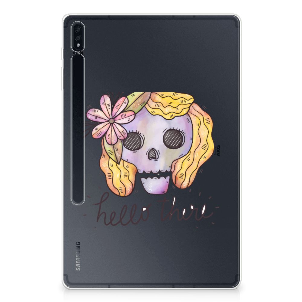 Tablet BackCover Samsung Galaxy Tab S7 Plus | S8 Plus Boho Skull