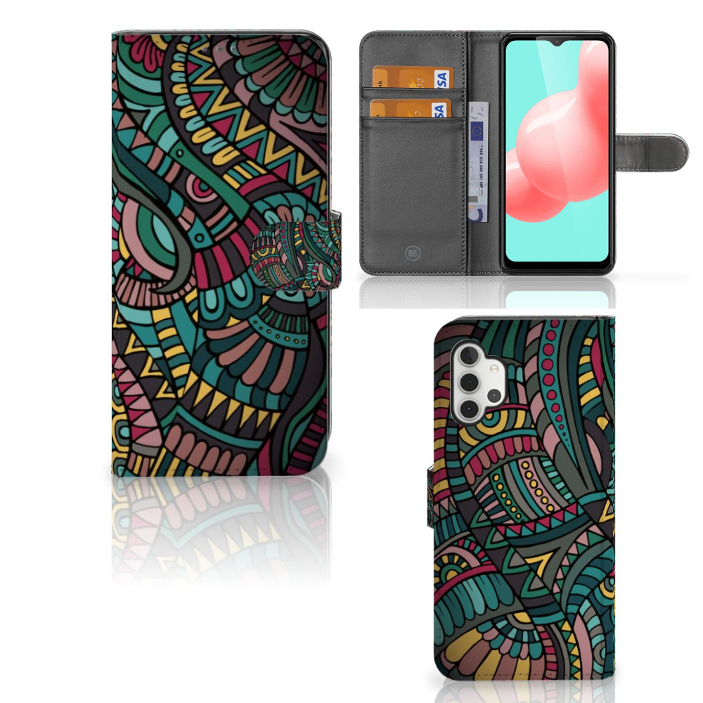 Samsung Galaxy A32 5G Telefoon Hoesje Aztec