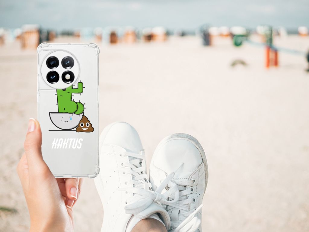 OnePlus 11 Stevig Bumper Hoesje Cactus Poo B2C Telecom