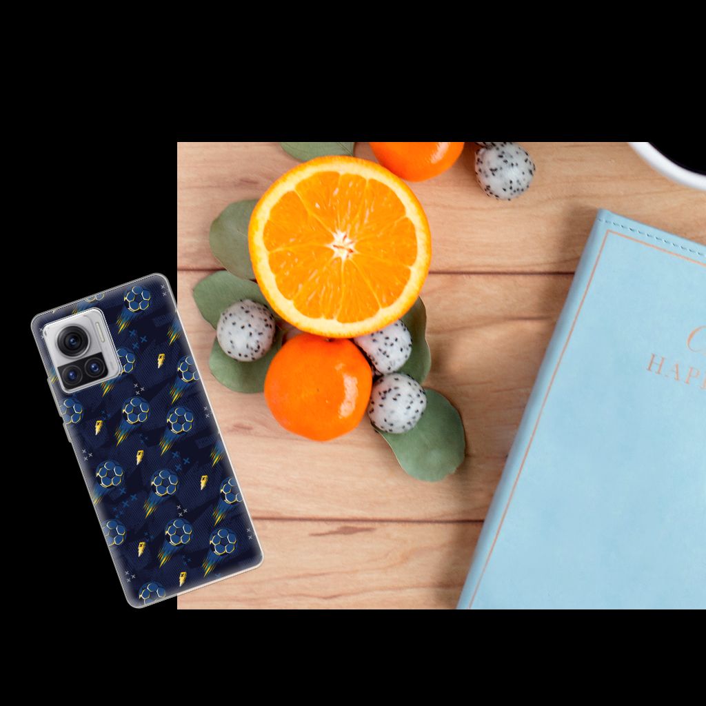 TPU bumper voor Motorola Moto X30 Pro Voetbal