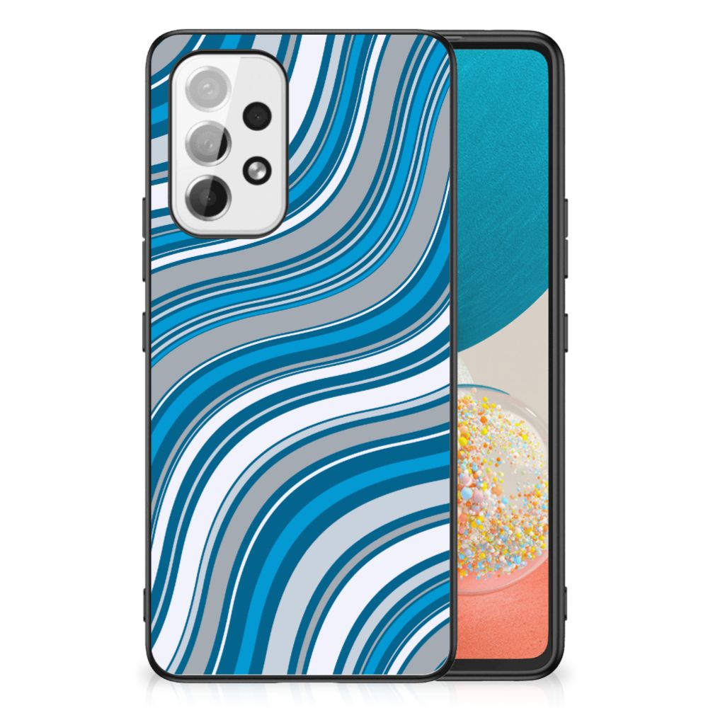 Samsung Galaxy A53 Back Case Waves Blue