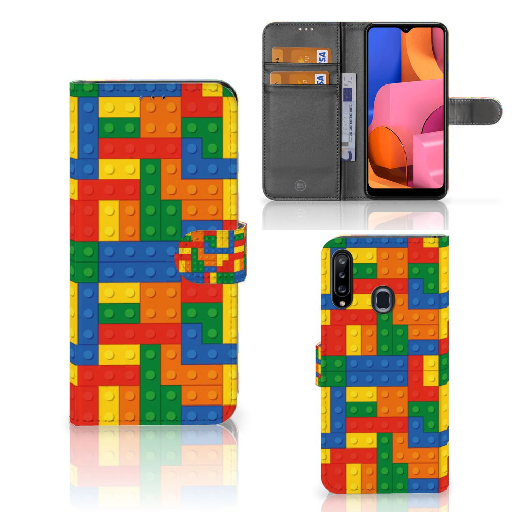 Samsung Galaxy A20s Telefoon Hoesje Blokken