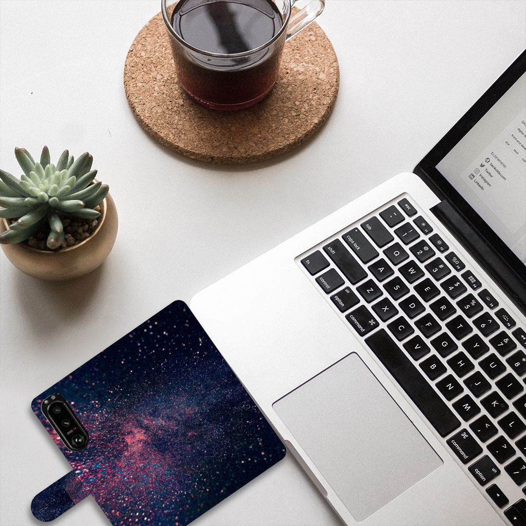 Sony Xperia 5III Book Case Stars