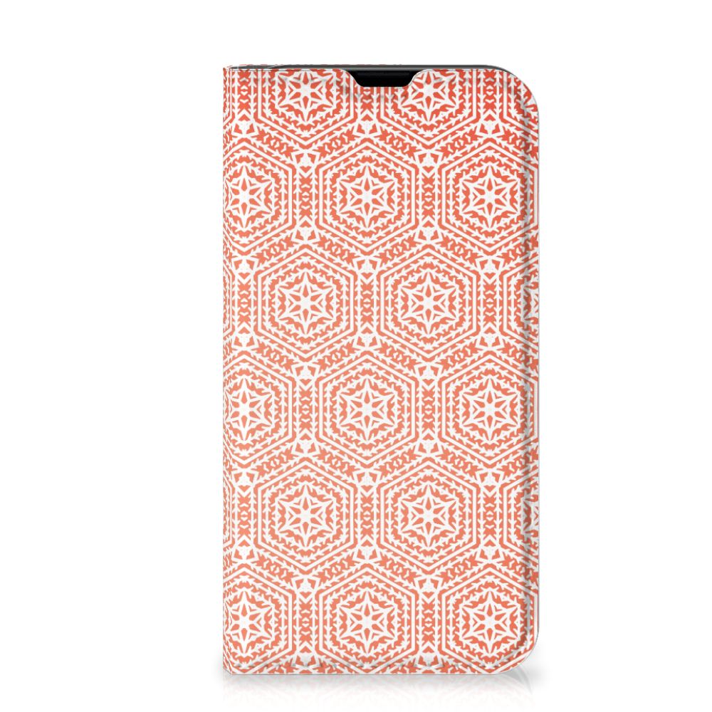 iPhone 13 Mini Hoesje met Magneet Pattern Orange - B2C Telecom
