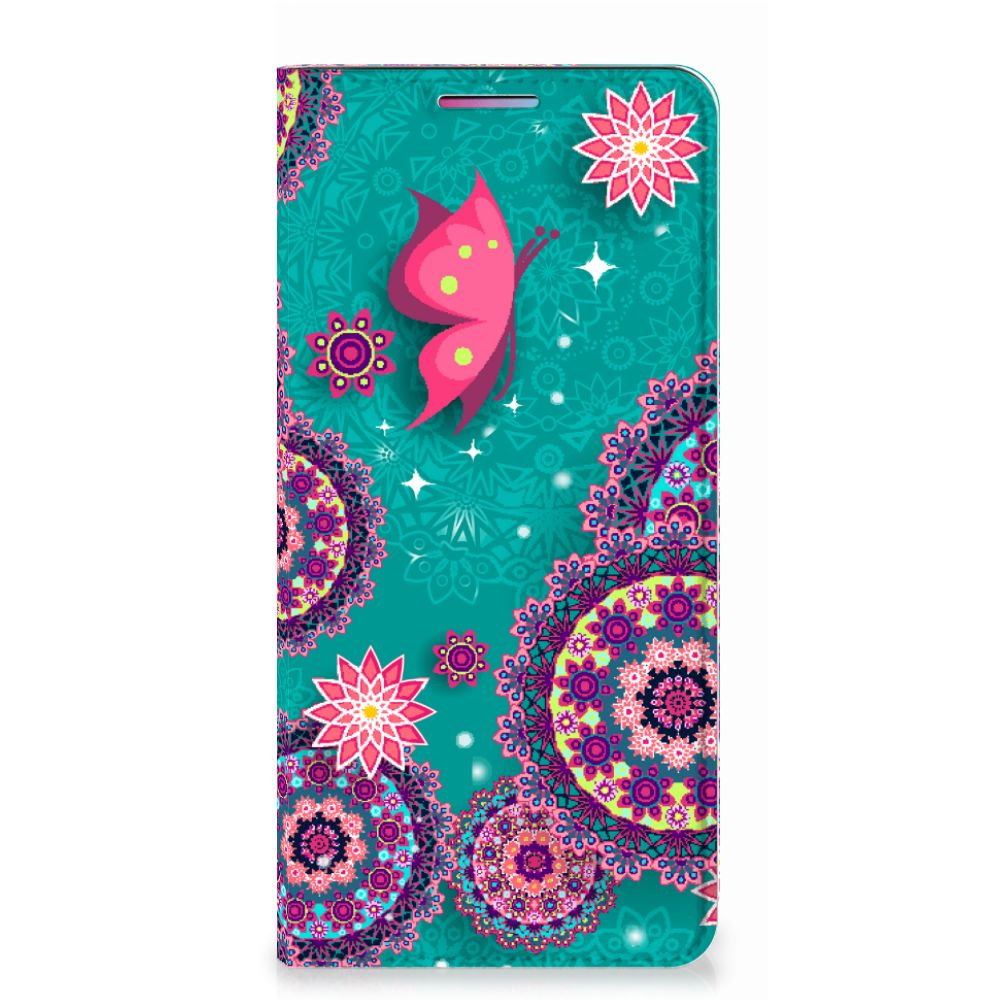 Motorola Moto G60s Bookcase Cirkels en Vlinders - B2C Telecom