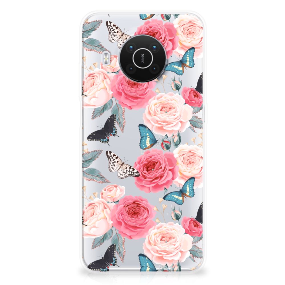 Nokia X10 | X20 TPU Case Butterfly Roses B2C Telecom