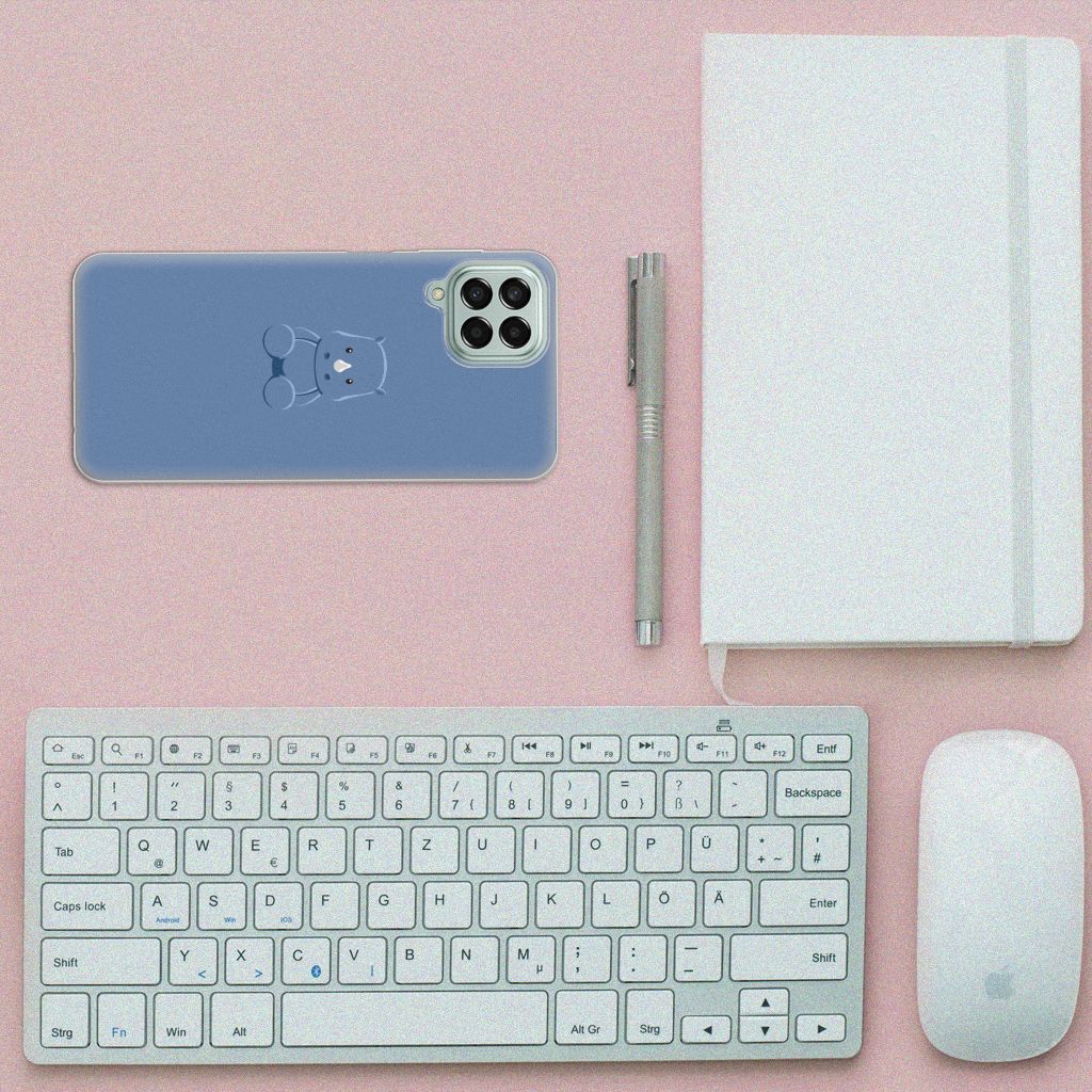 Samsung Galaxy M33 Telefoonhoesje met Naam Baby Rhino