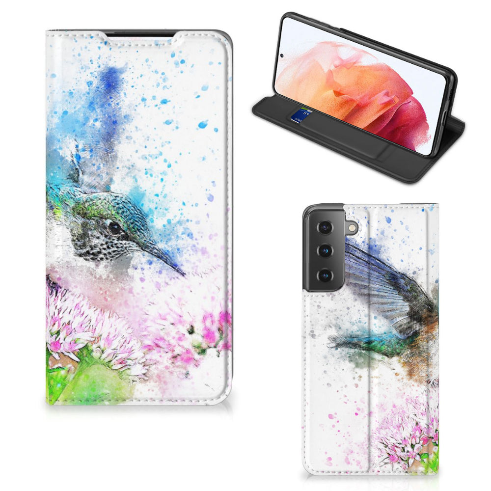 Bookcase Samsung Galaxy S21 Vogel