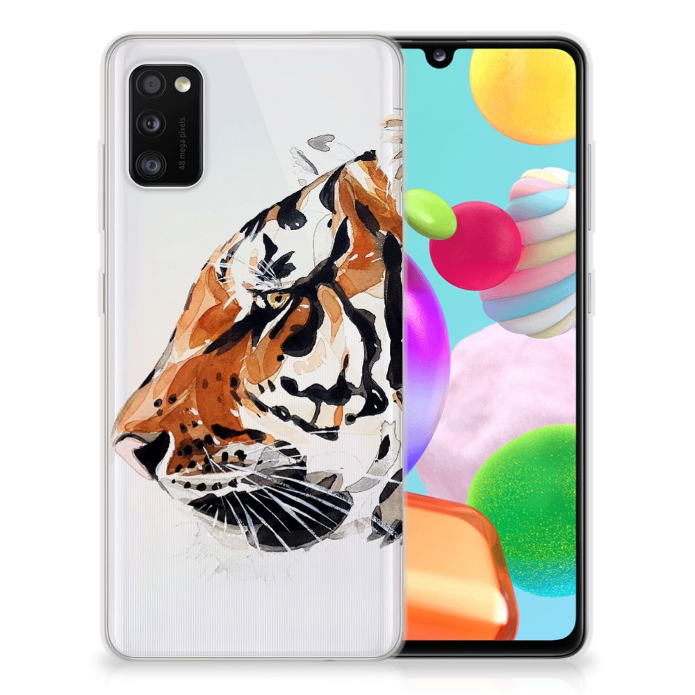 Hoesje maken Samsung Galaxy A41 Watercolor Tiger B2C Telecom