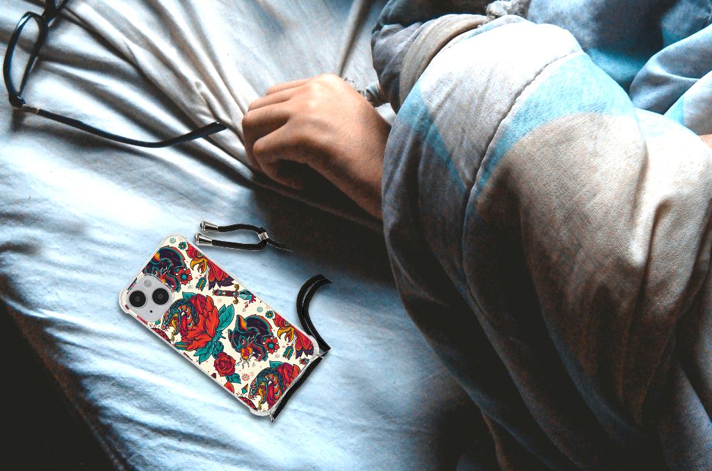 Anti-shock Hoesje met foto voor iPhone 14 Old Skool B2C Telecom