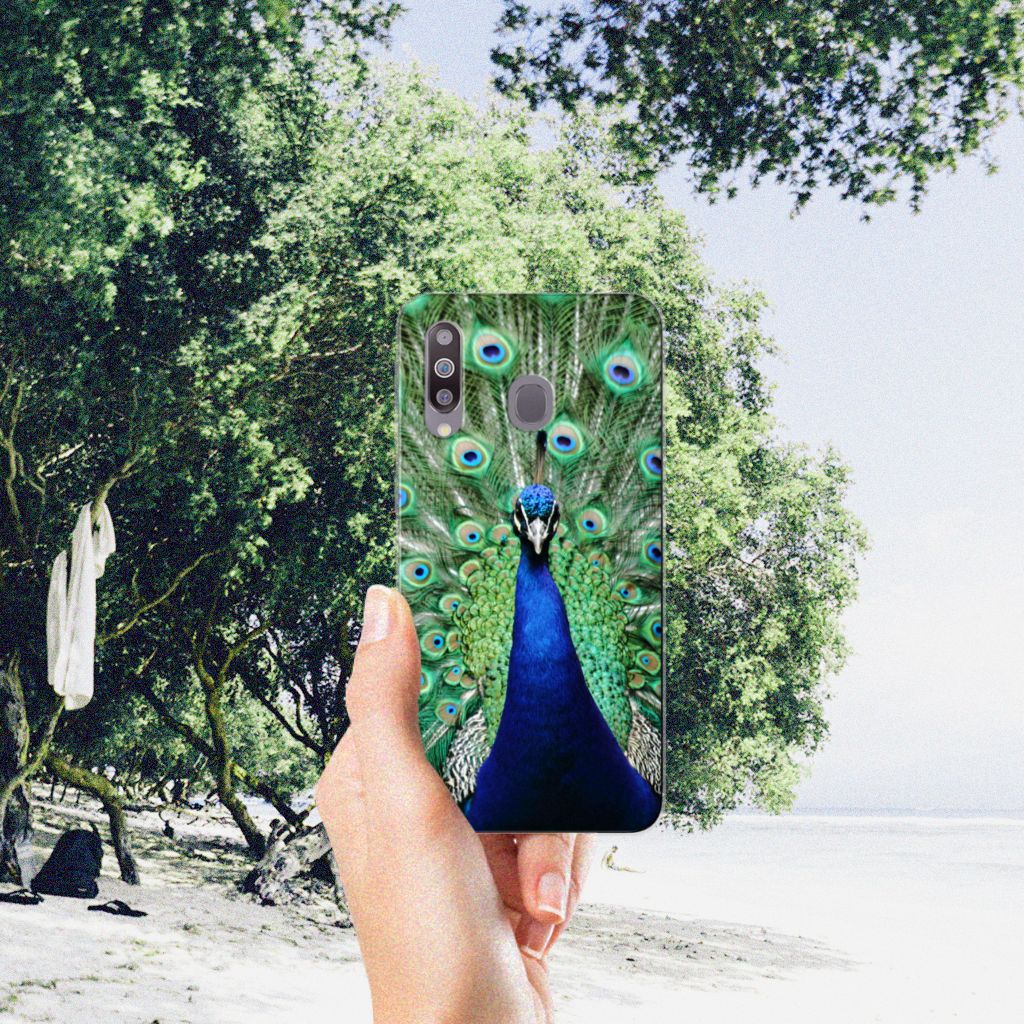 Samsung Galaxy M30 TPU Hoesje Pauw