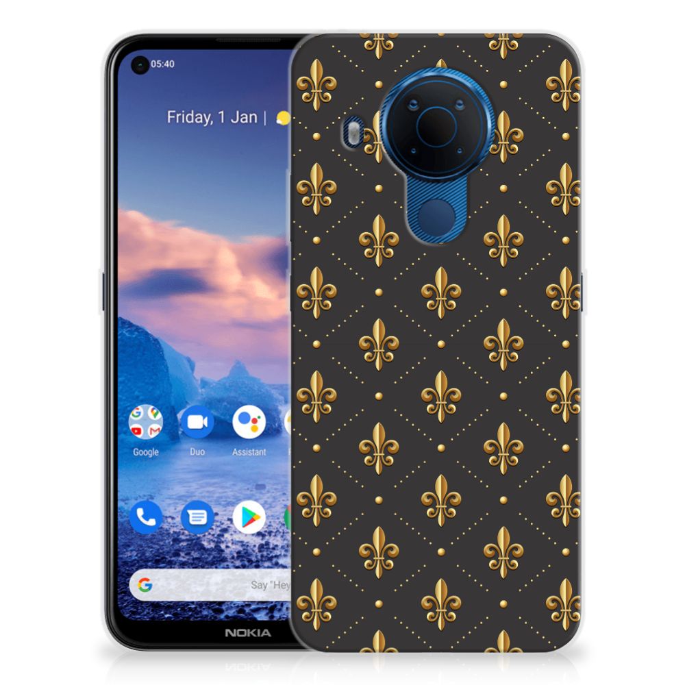 Nokia 5.4 TPU bumper Franse Lelie