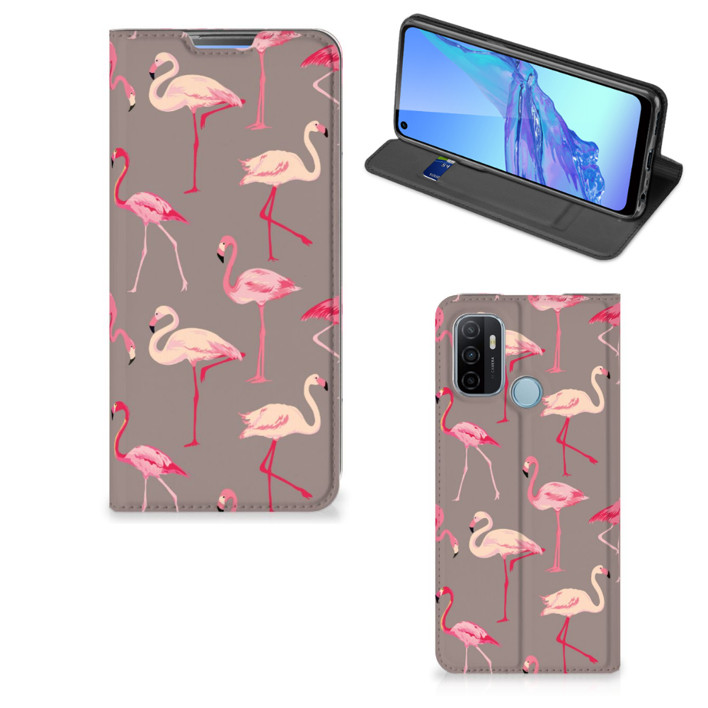 OPPO A53 | A53s Hoesje maken Flamingo - B2C Telecom
