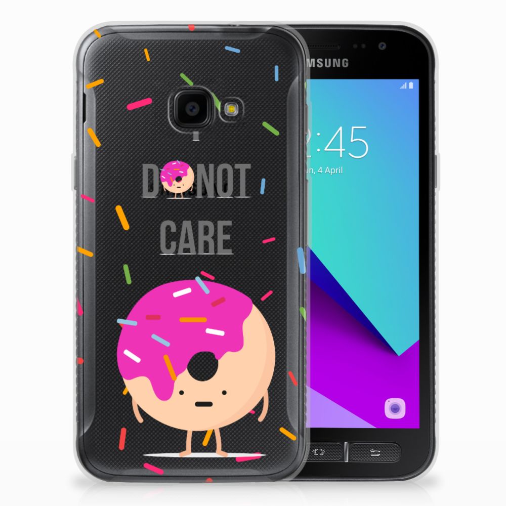 Samsung Galaxy Xcover 4 | Xcover 4s Siliconen Case Donut Roze