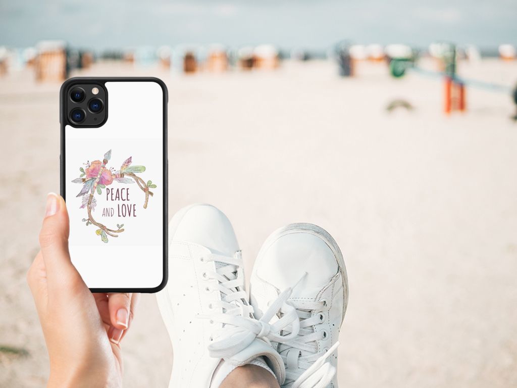 Apple iPhone 11 Pro Max Bumper Hoesje Boho Text B2C Telecom