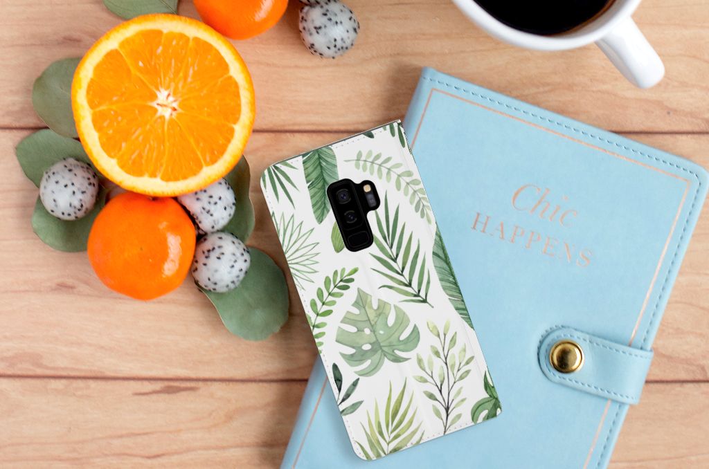 Samsung Galaxy S9 Plus Smart Cover Leaves