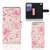 Huawei Ascend P8 Lite Hoesje Pink Flowers