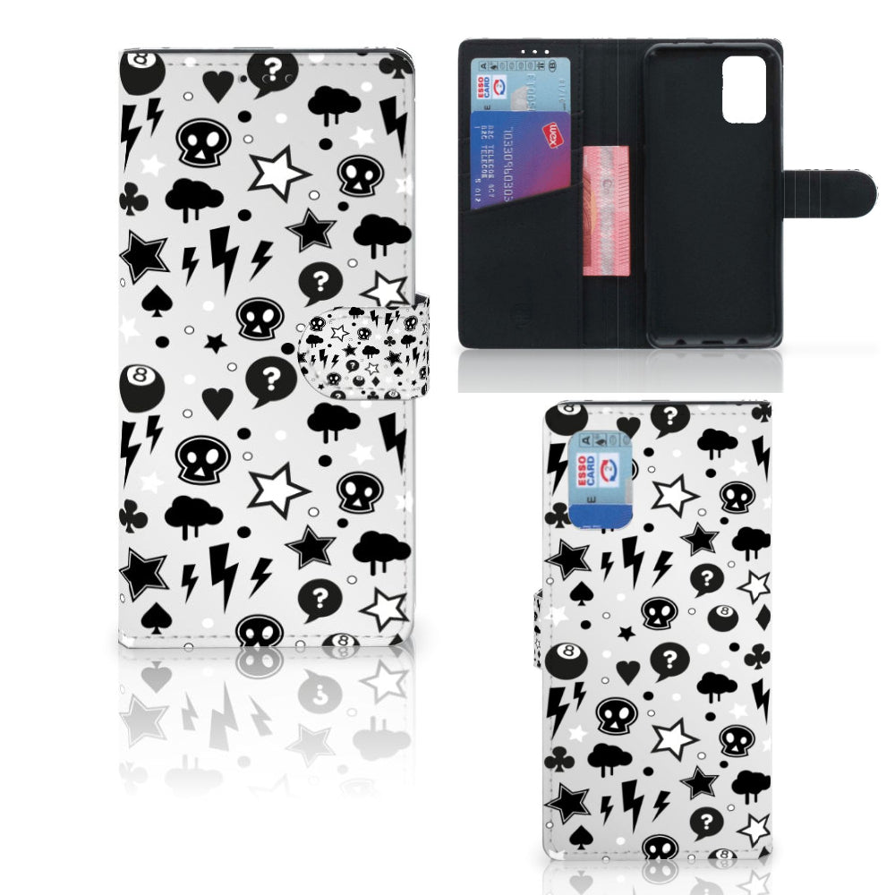 Telefoonhoesje met Naam Samsung Galaxy A02s | M02s Silver Punk