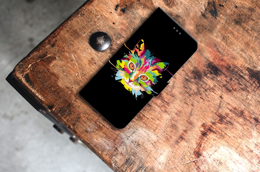 Samsung Galaxy S21 Plus Leuk Hoesje Cat Color