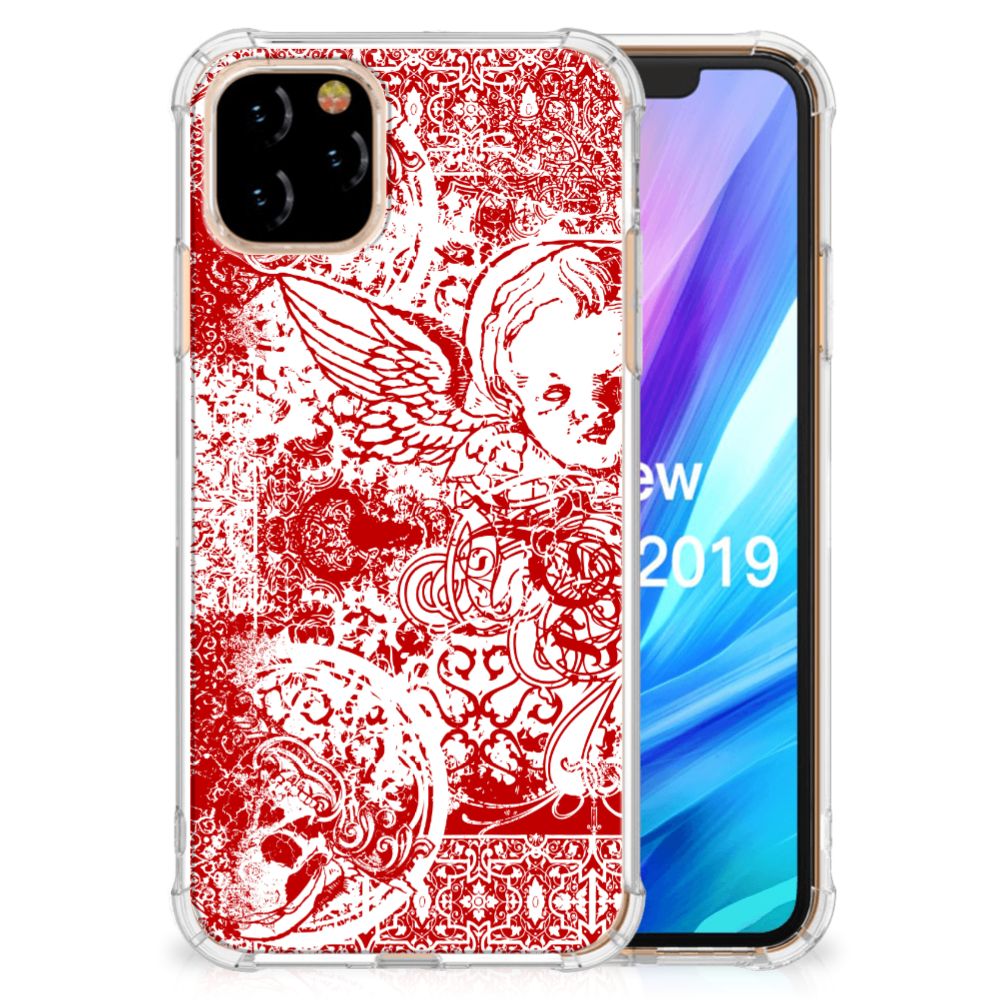 Extreme Case Apple iPhone 11 Pro Angel Skull Rood