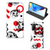 Mobiel BookCase Xiaomi Mi 10T | 10T Pro Skull Red - B2C Telecom