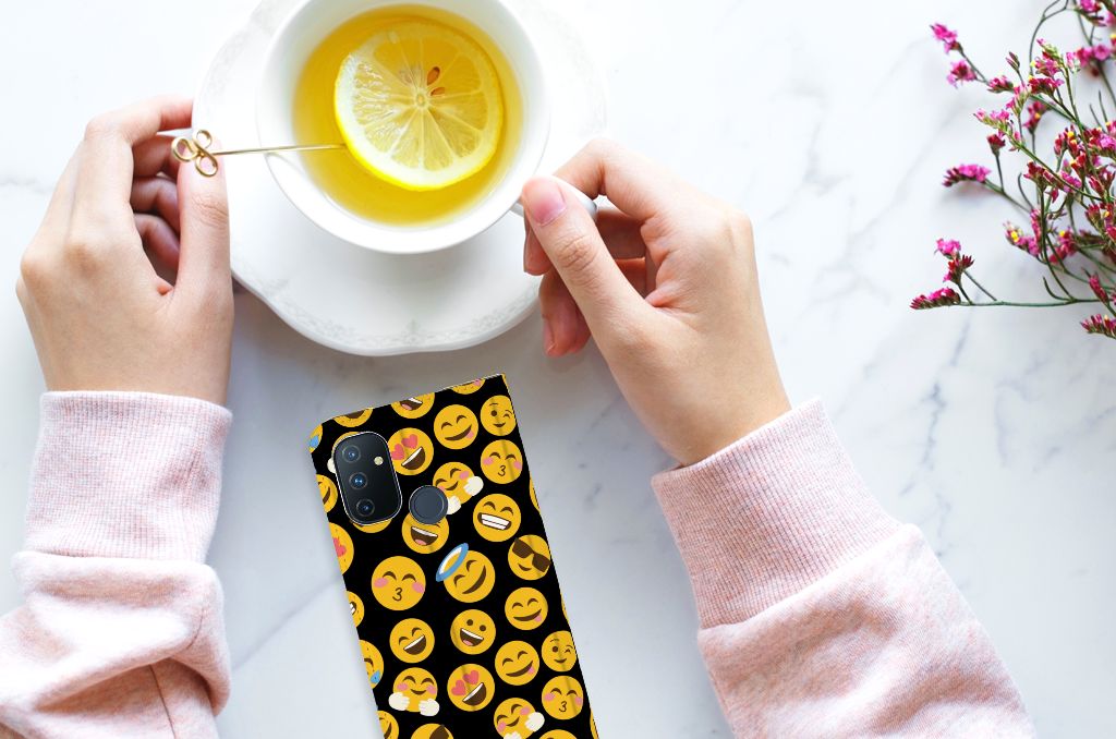 OnePlus Nord N100 Hoesje met Magneet Emoji - B2C Telecom
