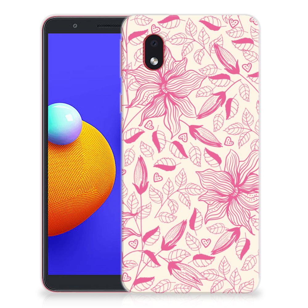 Samsung Galaxy A01 Core TPU Case Pink Flowers B2C Telecom