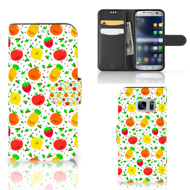 Samsung Galaxy S7 Book Cover Fruits