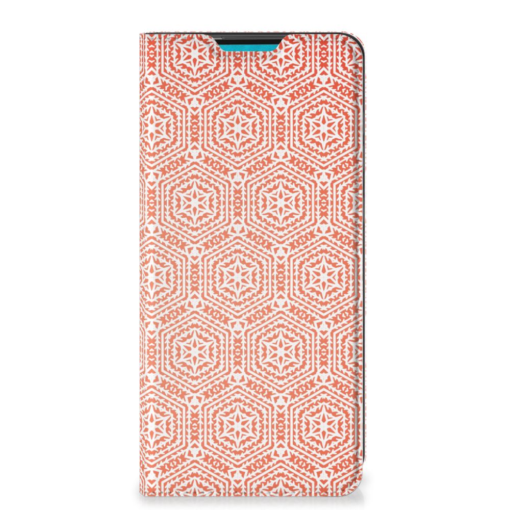 Samsung Galaxy A73 Hoesje met Magneet Pattern Orange - B2C Telecom