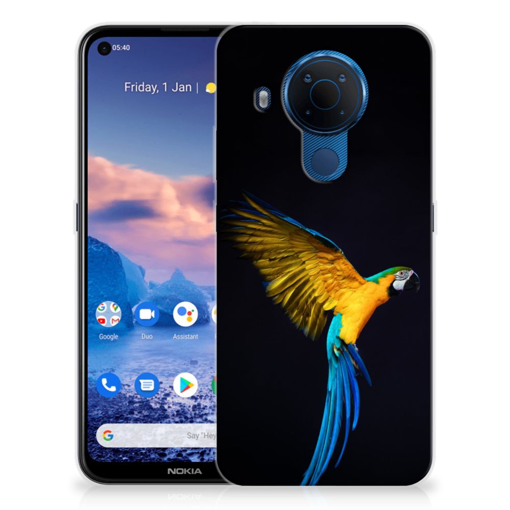 Nokia 5.4 TPU Hoesje Papegaai